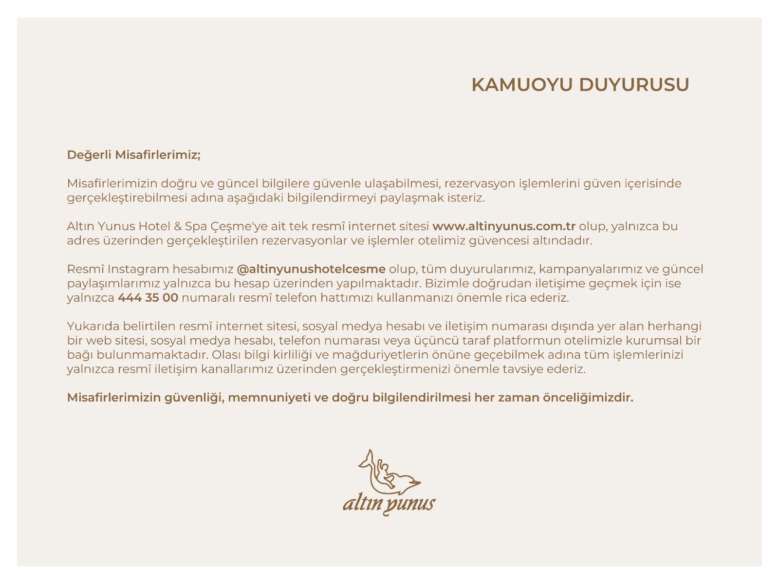 BİLGİLENDİRME